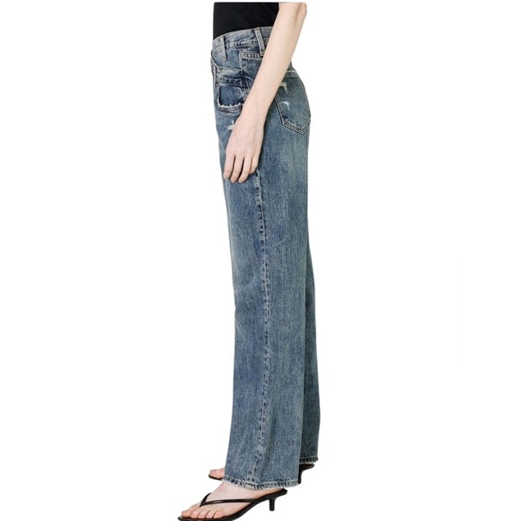 Pistola Los Angeles Bobbie High Rise Wide Leg Jeans Size 26 - Picture 3 of 12